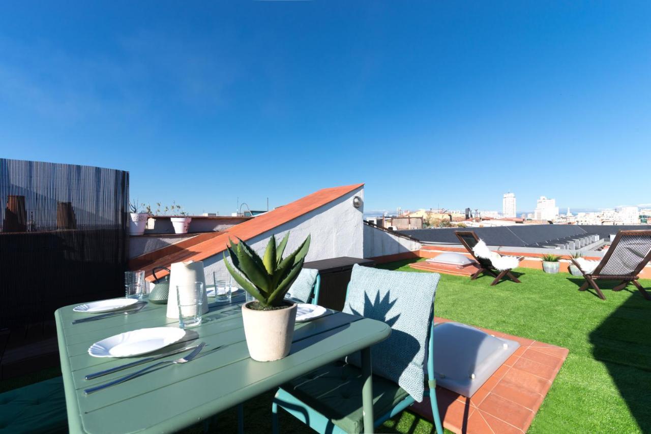 Historic Penthouse Plaza Mayor In Madrid Buitenkant foto