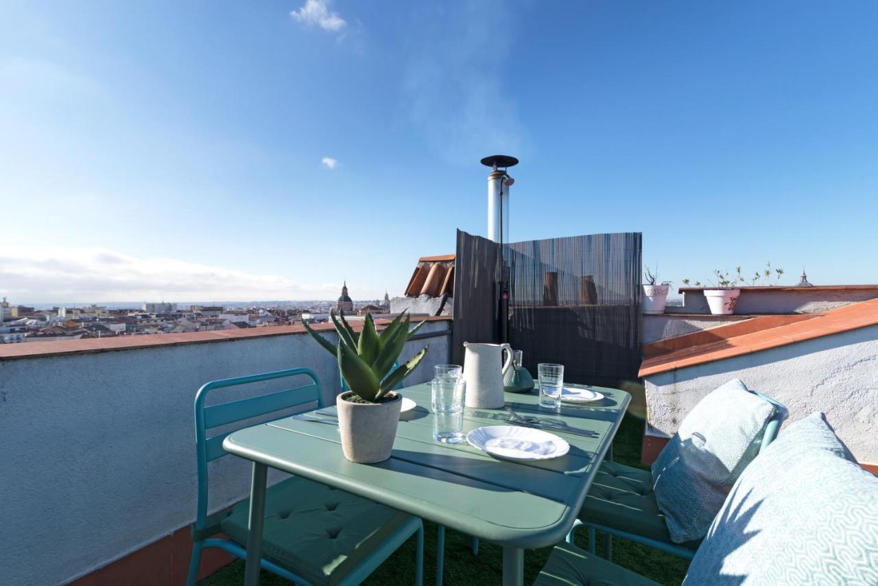 Historic Penthouse Plaza Mayor In Madrid Buitenkant foto